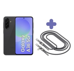 Smartphone Samsung Galaxy A36 6/128 Go Noir + bandoulière