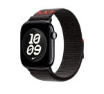 Accessoires bracelet et montre connectée Apple Boucle Sport Nike Noir nuit 46 mm