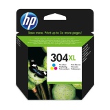HP 304XL Cartouche couleurs haute cpour imprimante jet d'encre
