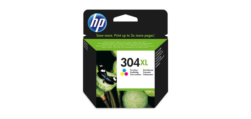 HP 304XL Cartouche couleurs haute cpour imprimante jet d'encre