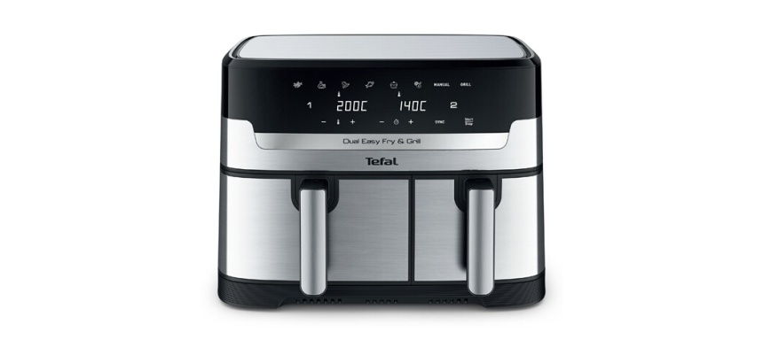 Friteuse sans huile Tefal Dual Easy Fry & Grill EY905REC Reconditionné