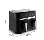 Friteuse sans huile Tefal Dual Easy Fry EY901810 Reconditionné