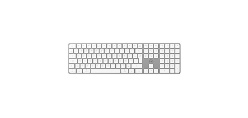 Clavier Mobility Lab sans fil Bluetooth Azerty multi-connexions KMP2000W Blanc