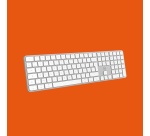 Clavier Mobility Lab sans fil Bluetooth Azerty multi-connexions KMP2000W Blanc