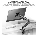 Bras & Pied pour écran Tnb ERGO - support articulé mécanique pour moniteur - noir