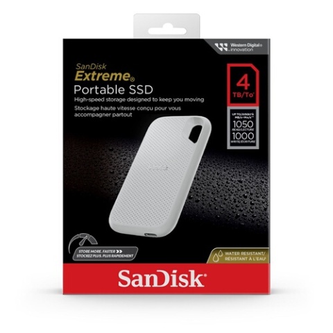 SSD externe Sandisk EXTREME WH 4TO