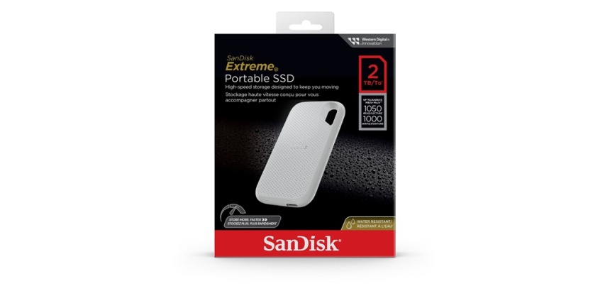 SSD externe Sandisk EXTREME WH 2TO