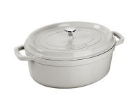 Cocotte Staub Fonte Ovale 33 cm Truffe Blanche 6,7 litres