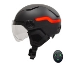 Casque vélo Tnb LED avec feu de freinage automatique Urban Moov Vizion Taille M Noir