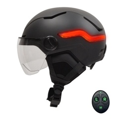 Casque vélo Tnb LED avec feu de freinage automatique Urban Moov Vizion Taille M Noir