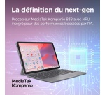 PC Hybride / PC 2 en 1 Lenovo Chromebook Duet 11M889 10,95" Ecran tactile MediaTek Kompanio 838 8 Go RAM 128 Go eMMC Gris luna + clavier + stylet