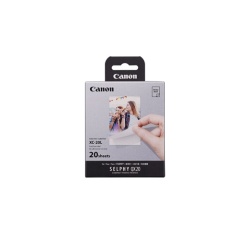 Consommable pour imprimante photo Canon XC-20L - Kit 20 impressions format carte de credit pour Selphy QX20