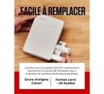 Consommable pour imprimante photo Canon XC-20L - Kit 20 impressions format carte de credit pour Selphy QX20