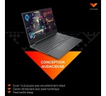 PC portable Hp Gaming Victus 15-fb3025nf 15,6" Full HD 144 Hz AMD Ryzen 5 16 Go RAM 512 Go SSD AMD Radeon RX 6550M Argent Mica