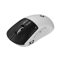 Souris Logitech gaming sans fil G PRO X2 SUPERSTRIKE Blanc et Noir