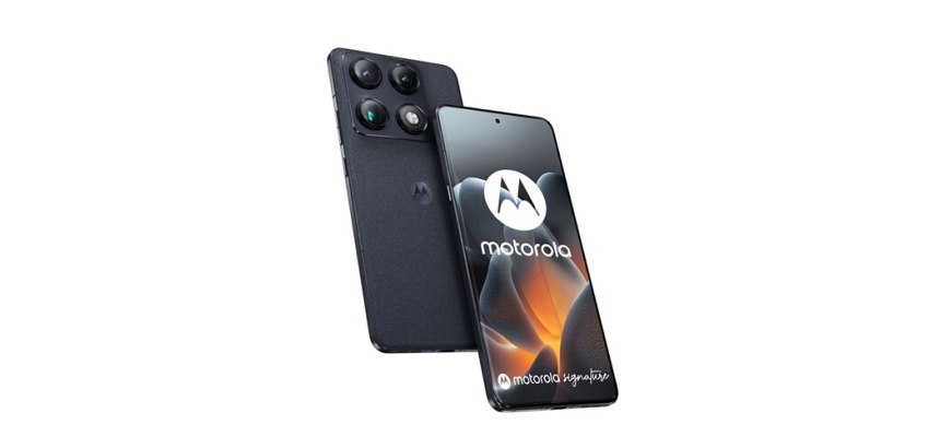 Smartphone Motorola Signature 6,8" 5G Double SIM 512 Go Bleu Carbon