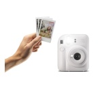 Appareil photo instantané Fujifilm Pack instax mini 12 Blanc + Pack film instax mini 10 vues + Guirlande LED