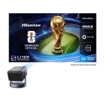 Vidéoprojecteur Hisense Smart Mini Projecteur Laser 4K Trichroma C2 ULTRA 3000 lumens IMAX Caisson de basse integre Dolby ATMOS