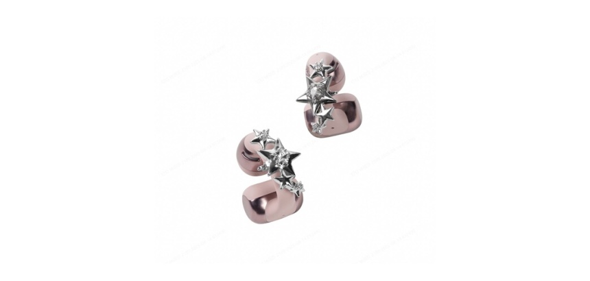 Bijou Shokz BIJOU OREILLE OPEN DOTS ARGENT