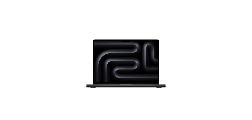MacBook Apple Pro 14" 1 To SSD 16 Go RAM Puce M4 CPU 10 Cœurs GPU 10 Cœurs Noir sidéral Ecran Nano texturé