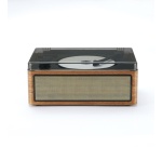 Radio Halterrego Lecteur CD rétro Bluetooth Bois foncé