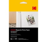 Papier d'impression Kodak Pack de 5 feuilles de papier photo magnétique 10 x 15 690g Blanc