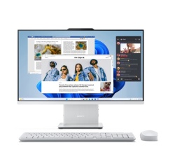 PC tout en un Lenovo IdeaCentre AIO 27ARR9 F0HQ008KFR 27" AMD Ryzen 5 16 Go RAM 512 Go SSD Gris nuage