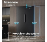 Congélateur armoire Hisense FT3K310SAIE FreshFit Inox