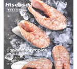 Congélateur armoire Hisense FT3K310SAIE FreshFit Inox