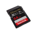 Carte mémoire SD Sandisk Extreme Pro 64 Go, 280/100MB/s,V60,C10,UHS-II,U3