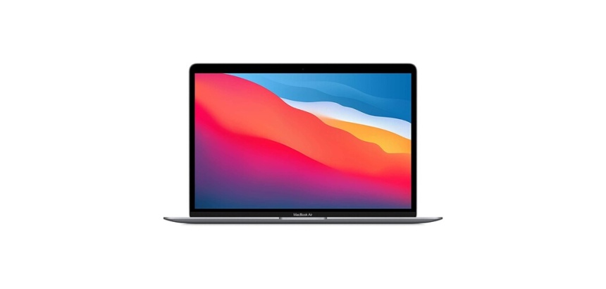 MacBook Apple Air 13" 128 Go SSD 8 Go RAM Puce M1 CPU 7 cœurs GPU 7 cœurs Gris sidéral 2020 Reconditionné Grade B