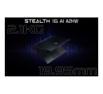 PC portable Msi gaming Stealth 16 AI A2HWFG-070FR 16" QHD+ 240 Hz Intel Core Ultra 7 32 Go RAM 1 To SSD Nvidia GeForce RTX 5060