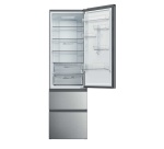Réfrigérateur congélateur en bas Haier HTR3620CNMG Inox