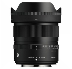 Objectif à Focale fixe Sigma 15mm F1.4 DC CONTEMPORARY POUR FUJIFILM X