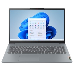 PC portable Lenovo IdeaPad Slim 3 15AMN8 15,6" Full HD AMD Ryzen 3 8 Go RAM 128 Go SSD Gris arctique