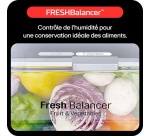 Réfrigérateur congélateur en bas Lg GBBW322CEV Noir