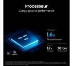 PC portable Samsung Galaxy Book6 Pro 16" Ecran tactile Copilot+PC Intel Core Ultra 5 16 Go RAM 512 Go SSD Gris anthracite