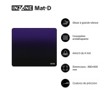 Tapis de souris Sony INZONE MAT-D gaming compétition - Battle Royal FPS - Fnatic