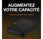 Disque dur externe Seagate Expansion 5 To Noir