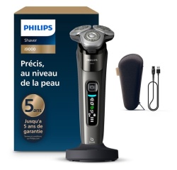 Rasoir électrique Philips X9002/10 Rasoir electrique 100 % etanche Serie i9000 avec SkinIQ