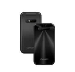 Téléphone portable basique Logicom Fleep 460 Noir