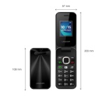 Téléphone portable basique Logicom Fleep 460 Noir