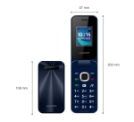 Téléphone portable basique Logicom FLEEP460/Bleu