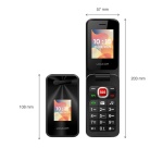 Téléphone portable basique Logicom FLEEPS90