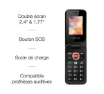 Téléphone portable basique Logicom FLEEPS90