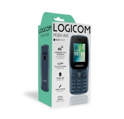 Téléphone portable basique Logicom Feature phone 4G 1,77, Dual sim 128mb + 48mb-Type C