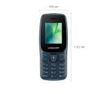 Téléphone portable basique Logicom Feature phone 4G 1,77, Dual sim 128mb + 48mb-Type C