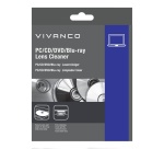 Kit de nettoyage Vivanco CD/DVD/BLU-RAY double brosse de nettoyage