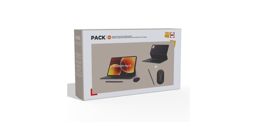 Tablette tactile Xiaomi Pack Fnac tout-en-un Pad 8 11,2" 128 Go Gris
