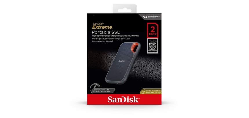 SSD externe Sandisk EXTREME PORTABLE 2T RPD2